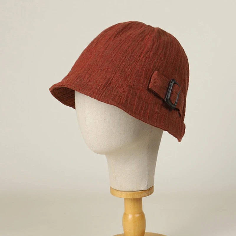 

Bucket Hat Linen Women Wide Brim Sun Protection Breathable Soft Accessory For Fishing Climb Outdoor Luxury