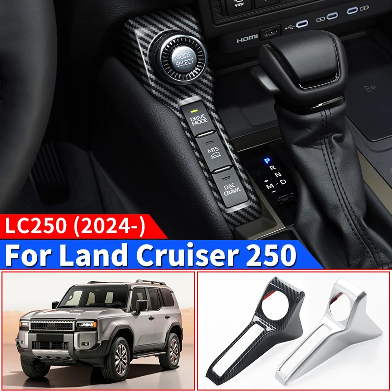 

For Toyota Land Cruiser 250 2024 1958 Prado LC250 First Edition Center Console Mode Conversion Button Cover,Interior Accessories