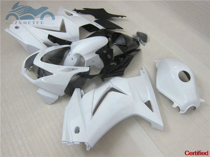 Injection fairing kits for Kawasaki Ninja 250 2008-2014 ZX250R motorcycle fairings EX250 08-14 white+tank cover