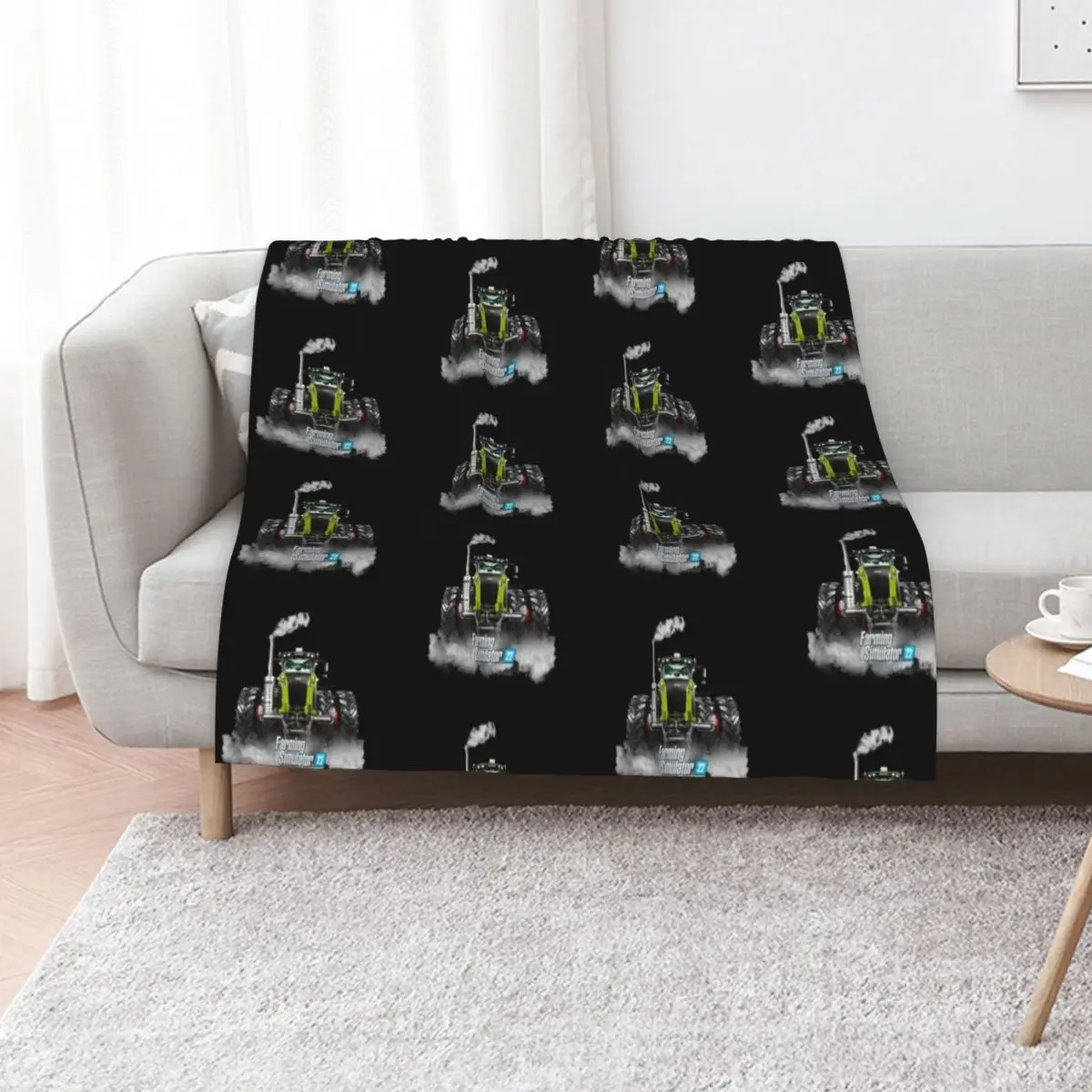 Farming Simulator Coaster 22 Class Xerion Throw Blanket Picnic For Decorative Sofa Loose for winter Heavy wednesday Blankets