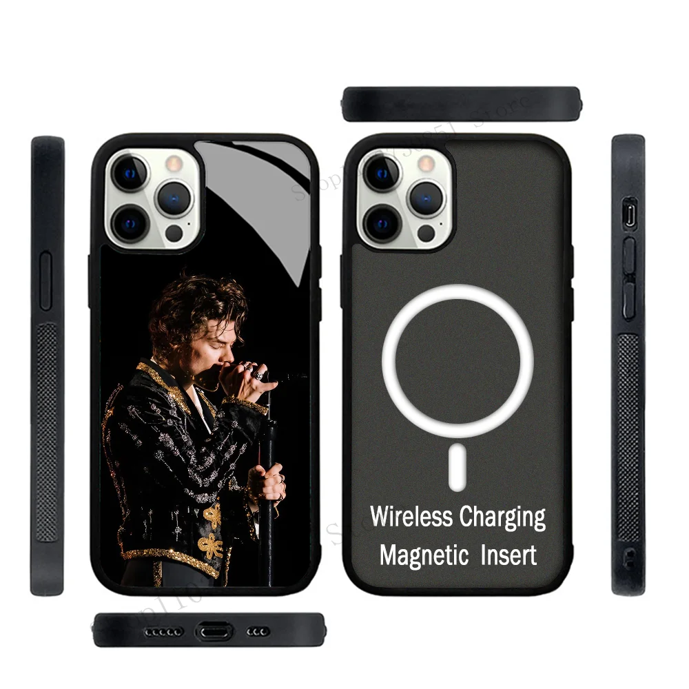 Singer H -Harry S-Styles Phone Case Mobile Phone Cases For IPhone 15 14 13 Pro Max 11 12 Mini Alex Mirror TPU Shell