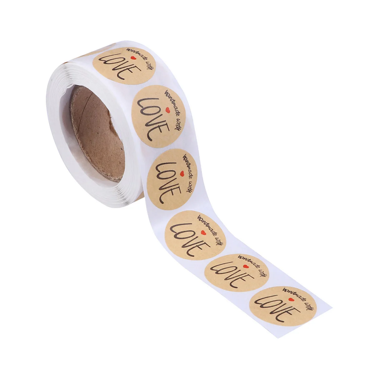

500 Sheets/Volume Stickers Christmas Label Paper Kraft Labels