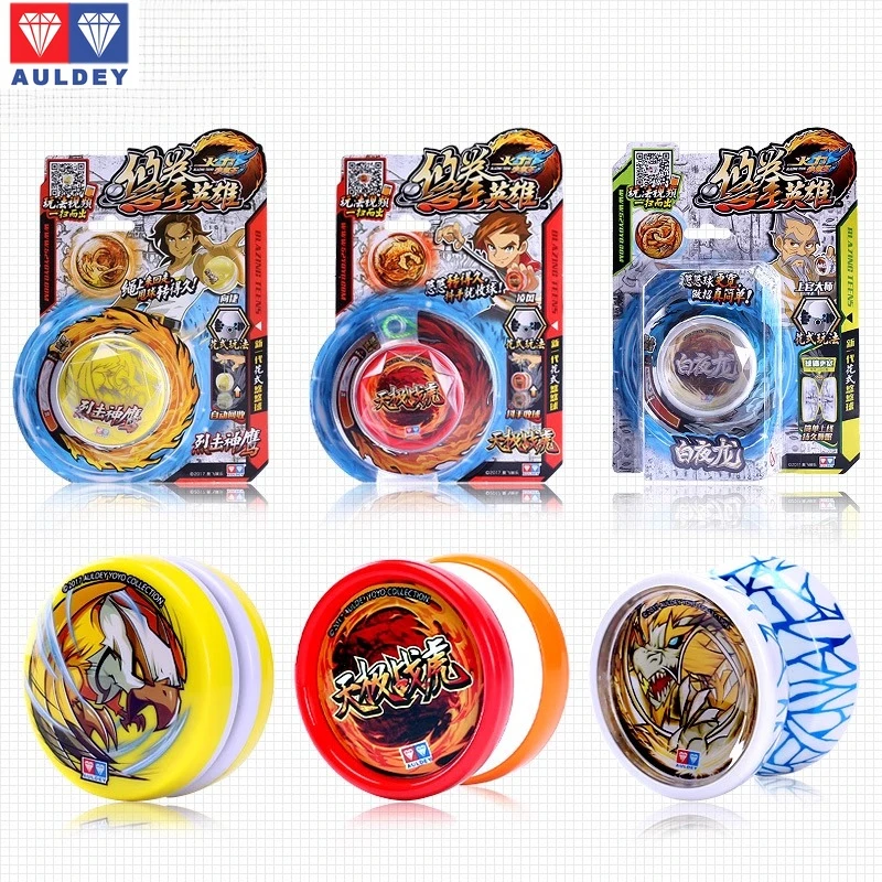 

In Stock AULDEY‌ Genuine Firepower Young King Novice Yo-Yo Sleeping Hurricane Iron Can Do Figure Model Collection Holiday Gifts