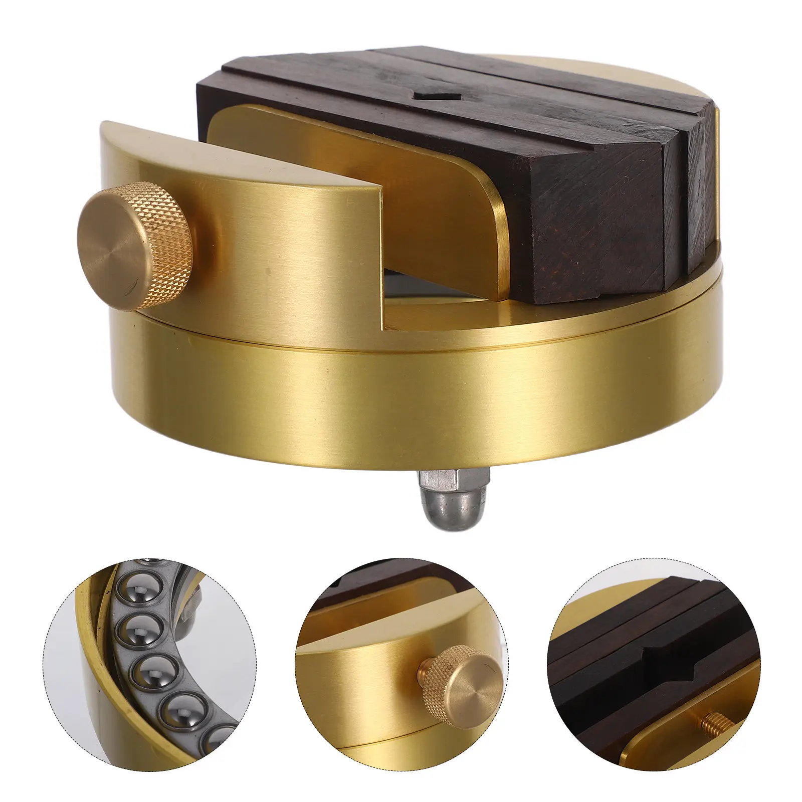 Brass Seal Engraving Bed 360 Degree Rotating Carving Clamp for Stone Wood Metal DIY Seal Carving Engraving Tool Craft Bench Vise
