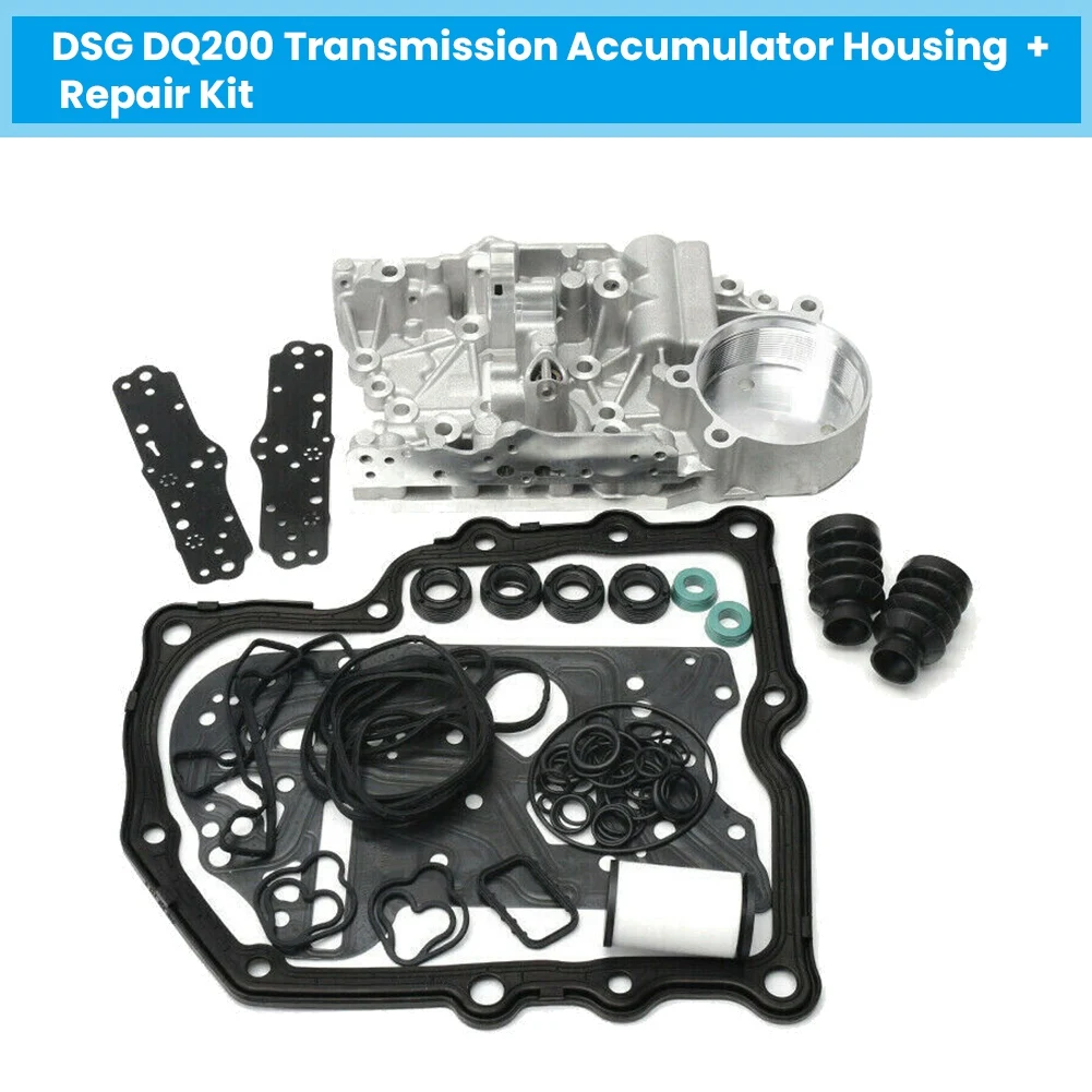 0AM DQ200 7-Speed Gearbox Transmission Valve Body Accumulator Housing + Repair Kit for Seat