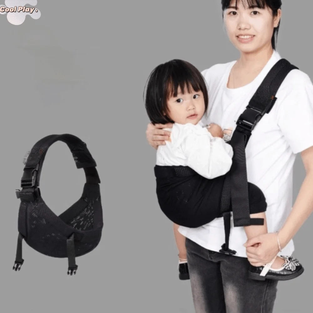 

Сплошной цвет, переноска для новорожденных, регулируемые рюкзаки для младенцев, горизонтальный удерживающий тип, сетчатый слинг для новорожденных