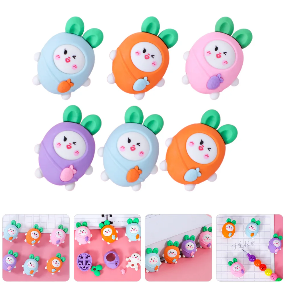 

20Pcs Kawaii Carrot Shaped Erasers Cute Mini Vegetables Pencil Erasers for Kids School Supplies Party Favors Classroom Rewards