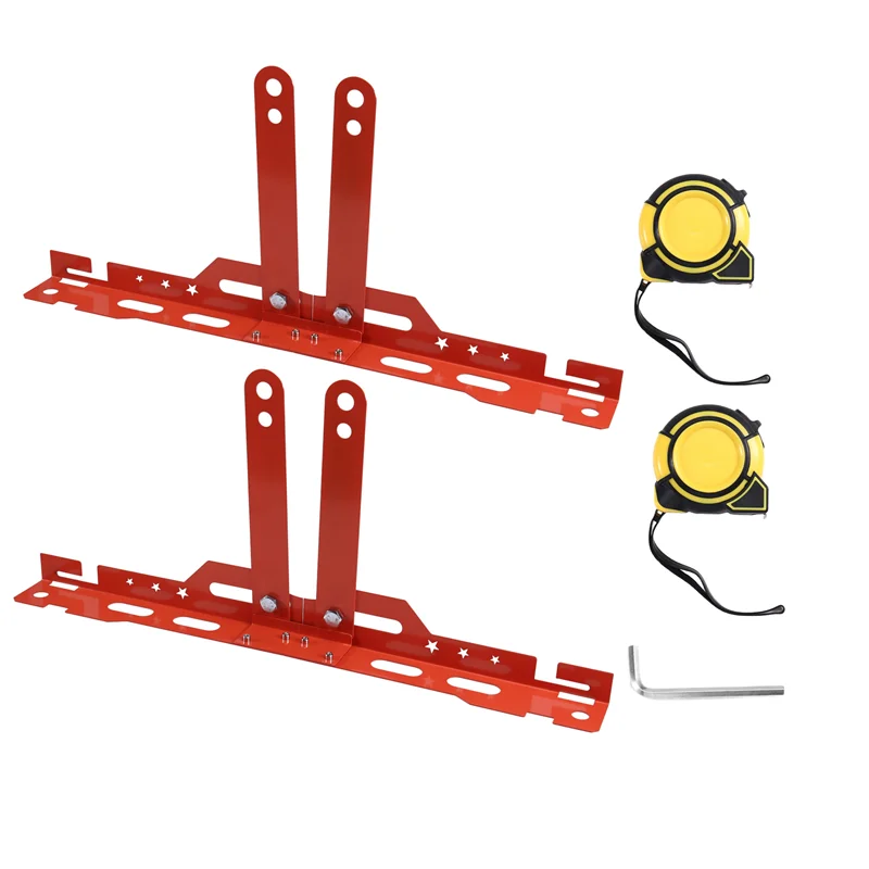 

Heavy Duty Wheel Alignment Tool Adjustable Toe Plates Automotive Leveling Aligner Car Wheel Alignment Tool Orange