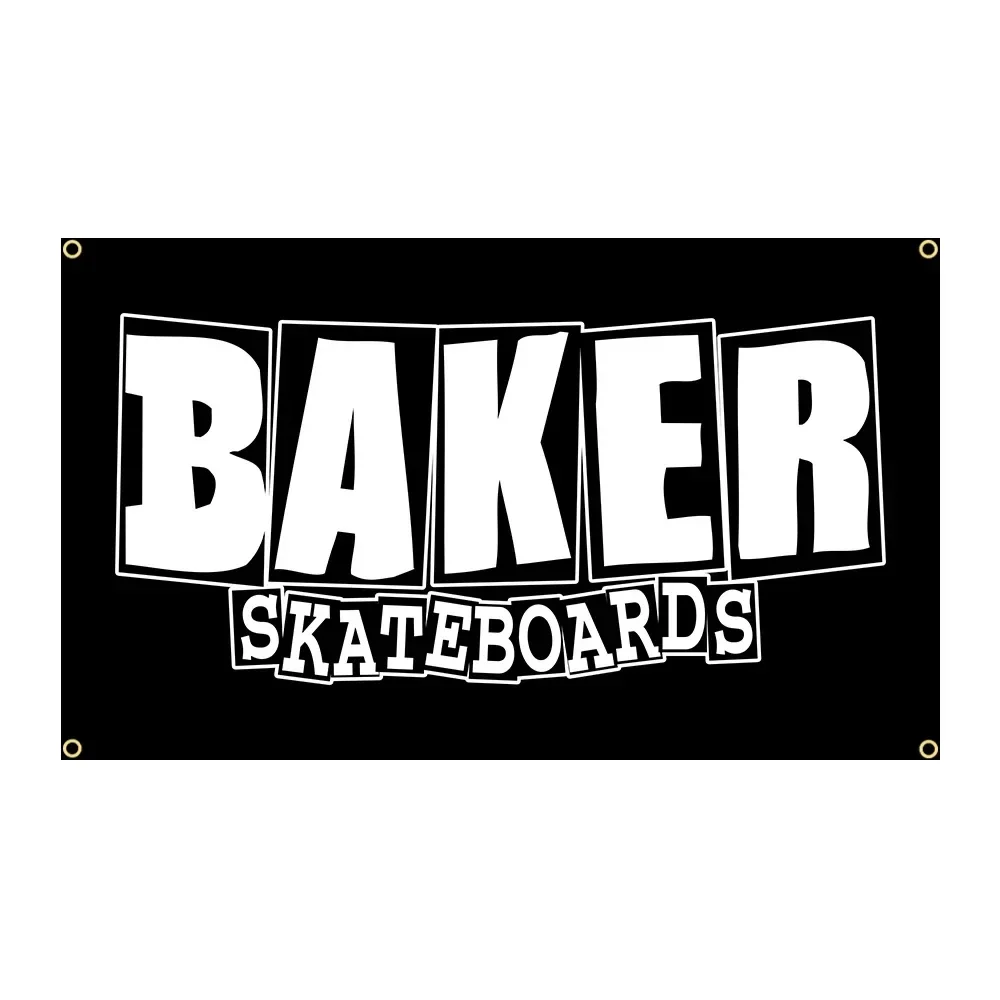 

3X5FT Flag Baker Skateboards Flag Polyester Printed Decoration Banner 3x5 ft banner flag decoration bannerB