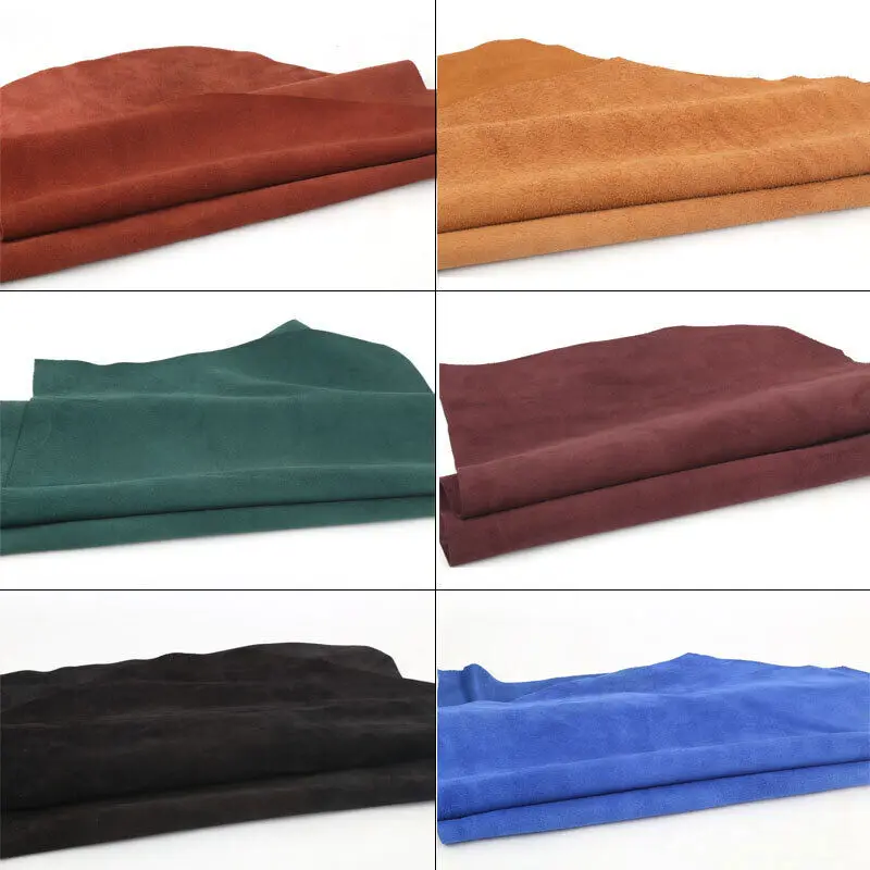 20X30cm Double-Sided Suede Fabric Soft Faux Leather For Diy Sewing Clothing Car Interior Upholstery Shoes Bag Jewelry Box Craft