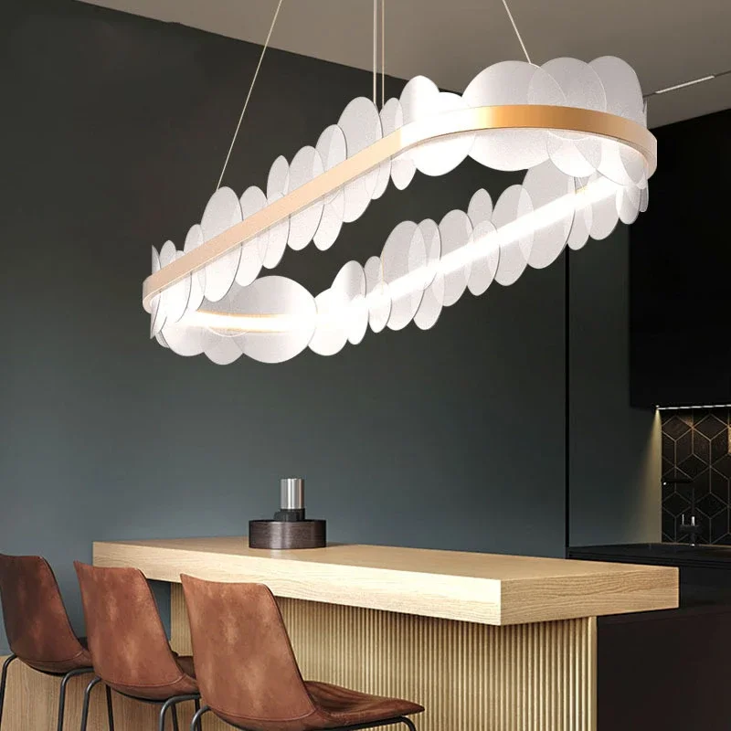 Modern Acrylic Ceiling Chandeliers for Living Room Dining Room Hanging Lamps Indoor Lighting Lustre