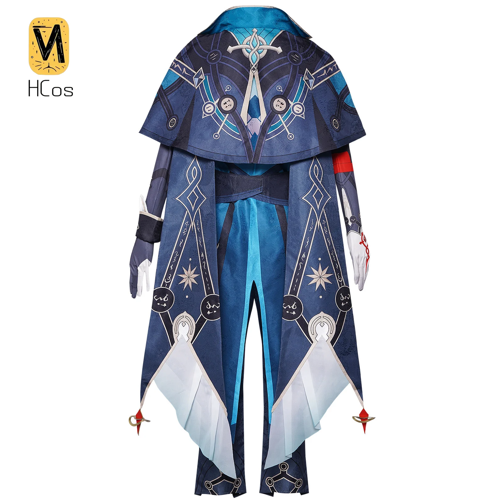Handmade Cos Outfit: Ouroboros Nakaxia Cosplay Outfit Full Suit Dark Pattern Game Character Uniform for Women Halloween HCos