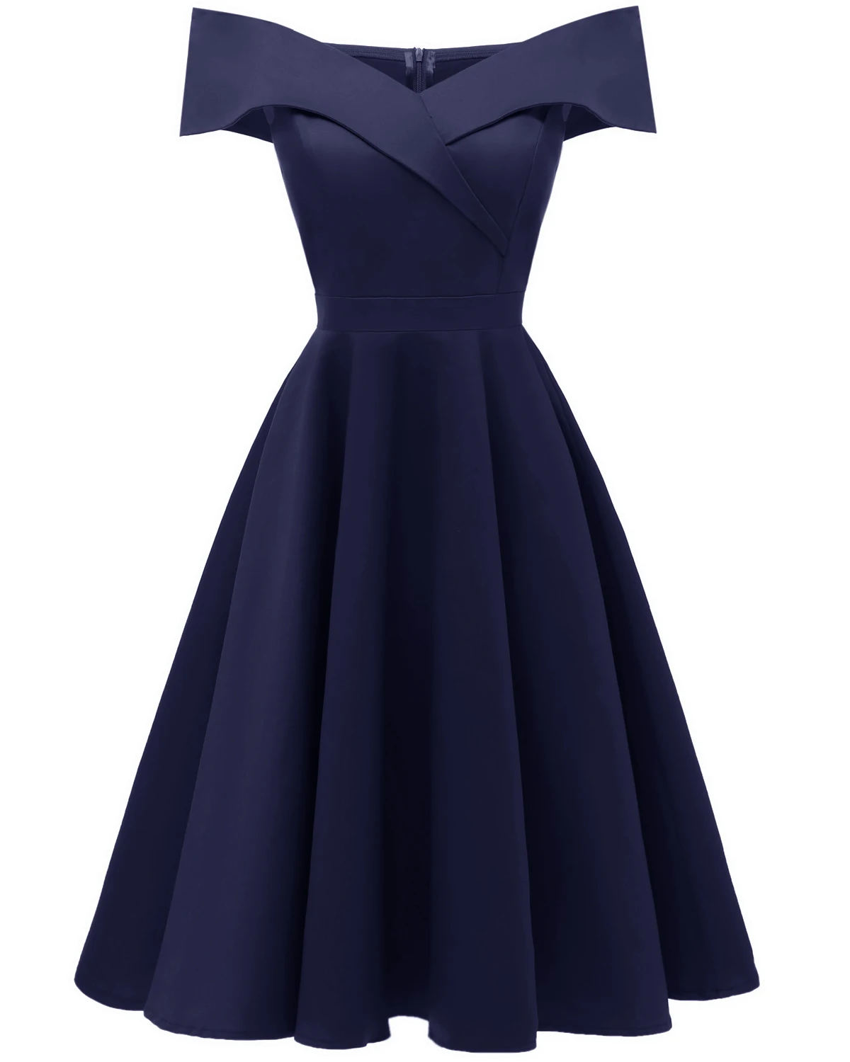 New Short Navy Blue V-Neck Prom Dress Robe Satin Midi Elegant Plus Size Party Women Robes Soirees Dresses