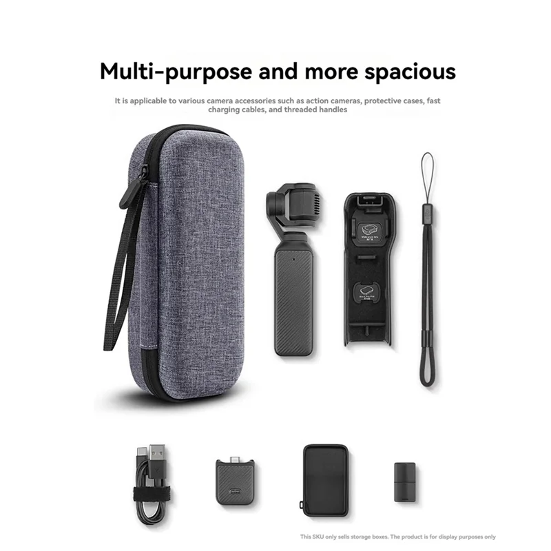 

APPLIA-For DJI Osmo Pocket 3 Carrying Case Portable Protective Shockproof Storage Bag For DJI Pocket 3 Essential Accessories