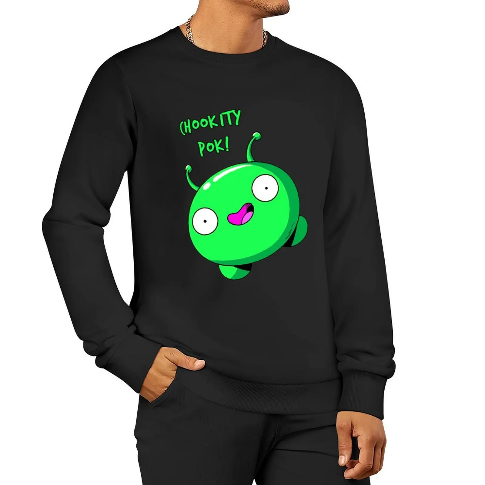 

Mooncake Chokity Pok! Pullover Hoodie mens designer clothes anime clothing graphic sweatshirts