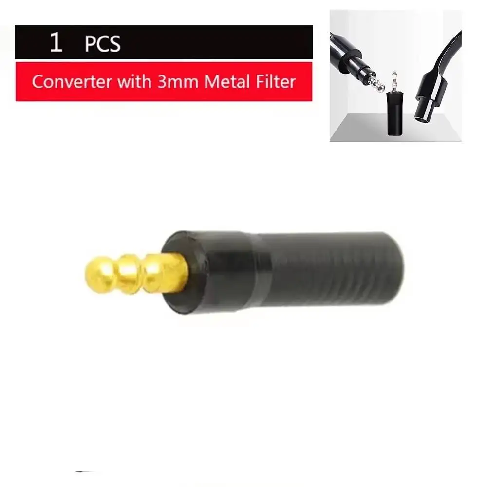 1PC 9mm To 3mm Smoking Pipe Stem Filter Reducer Adapter Metal Filter Element Tobacco Pipe Accessories