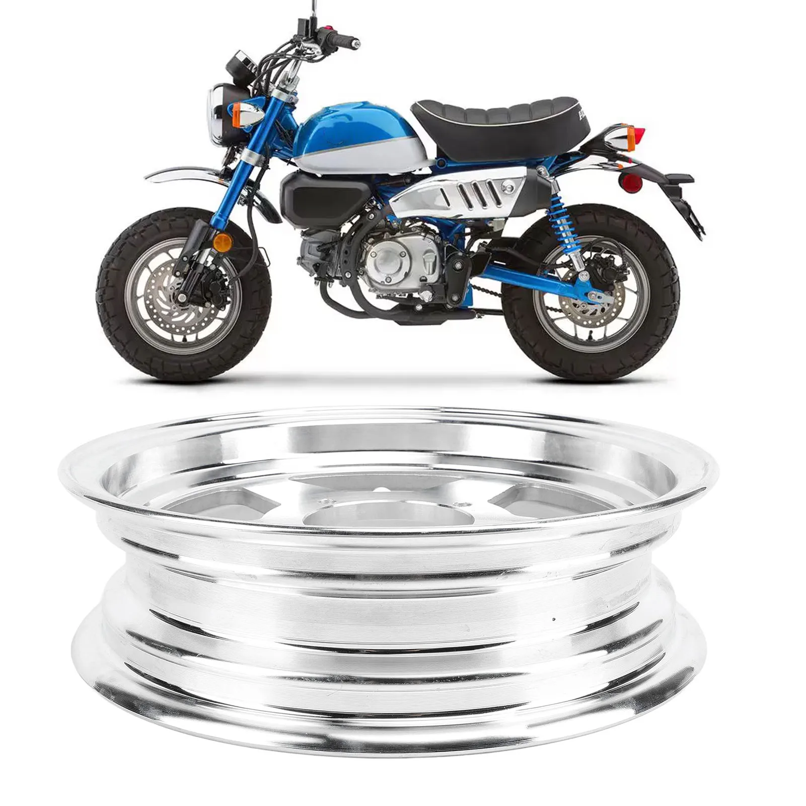 10 Inch Bike Wheel Rim Hub Front Or Rear Wheel Hub 2.50-10 Wheel Hub Rustproof Lightweight for Honda Monkey Z50 Mini Trail Bike - Image 4