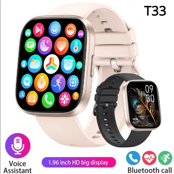 For Xiaomi Huawei Samsung 1.95 inch BluetoothCall Smartwatch Men Support 120 Sport 2024 NewWomen Rotary keys Smart Watch +Box