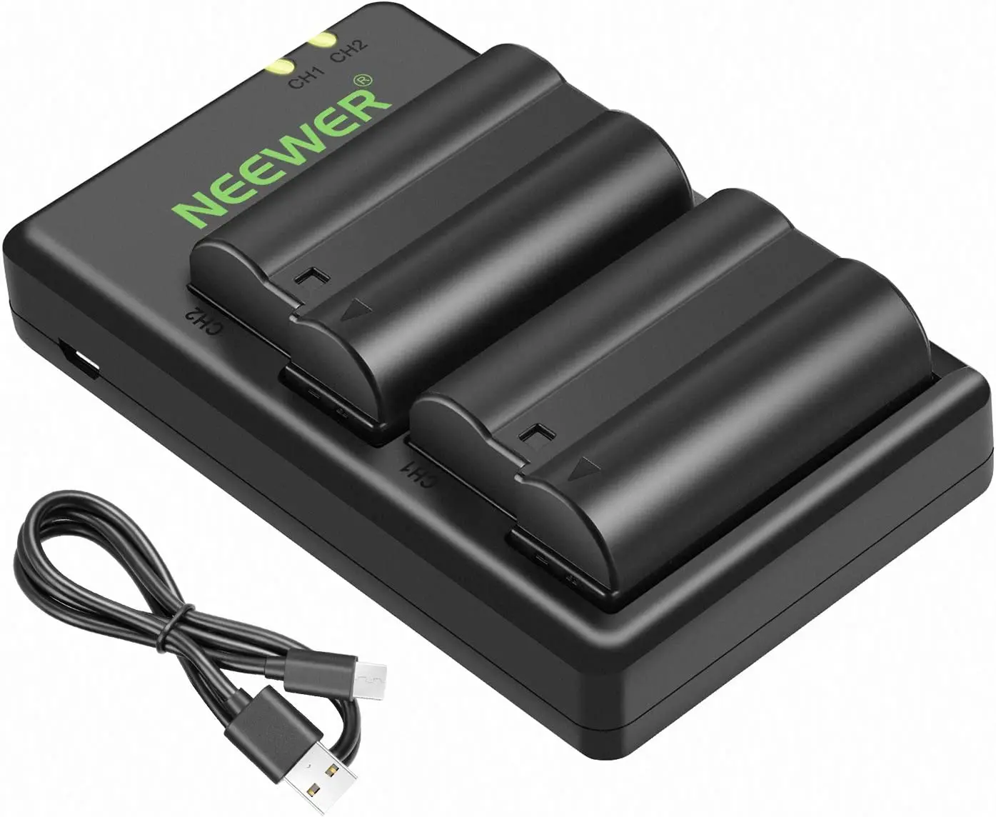 

Neewer EN-EL15 Battery Charger Set for Nikon Z5, Z6, Z6 II, Z7, Z7II, Z8, D780, D850, D7500, 1 V1, D500, D750, D800, D7000