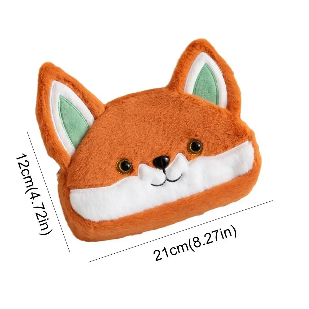 الجدة أفخم دمية أفخم حقيبة أقلام رصاص لطيف تصميم Kawaii الحيوان القلم حقيبة محشوة حقيبة أدوات مكتبية مخزن للمكياج