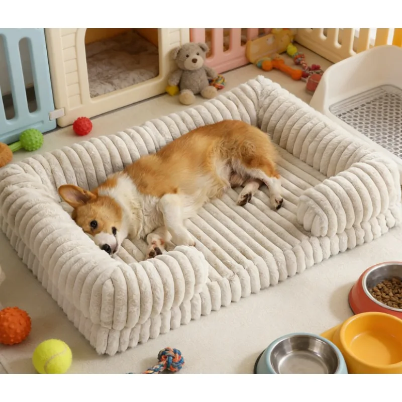 

2025 New Winter Pet Nest Large Dog Kennel Warmth-keeping Pet Mat Cat Bed Removable Washable
