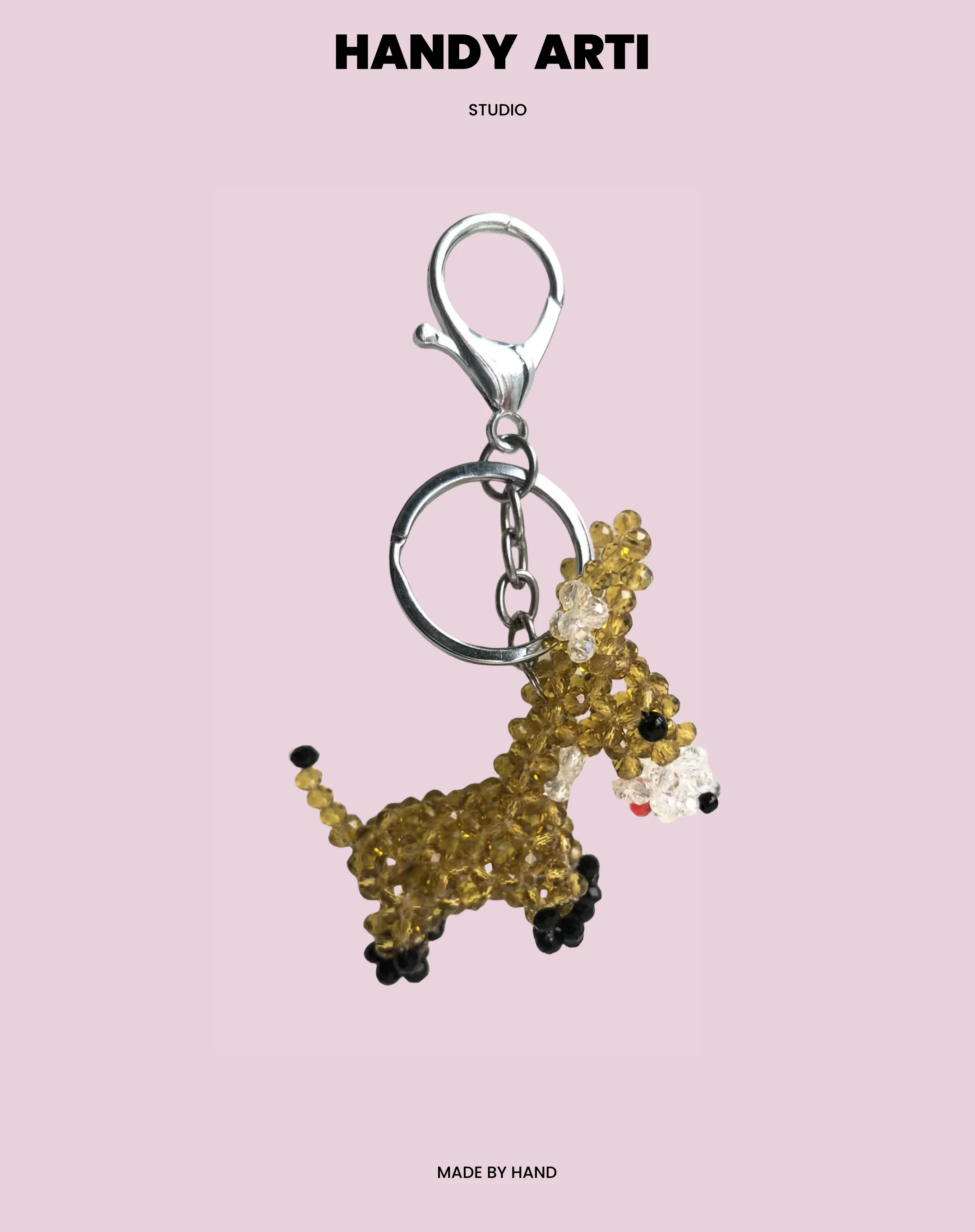 HANDY ARTI Cute Animal Donkey Key Chain Bag Pendant Car Keyring Birthday Gift Boy Friend Gift