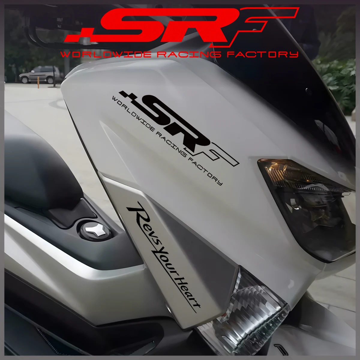 For XMAX TMAX NMAX Haojue ADX125 Reflective Vinyl Sticker Motorcycle Body Decorative Decal Modified Accessories