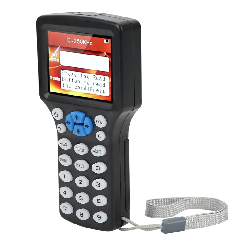 10 Frequency RFID Smart Card Reader Writer Duplicator +5XCUID Card 125K 13.56Mhz RFID Copier Key Replicator