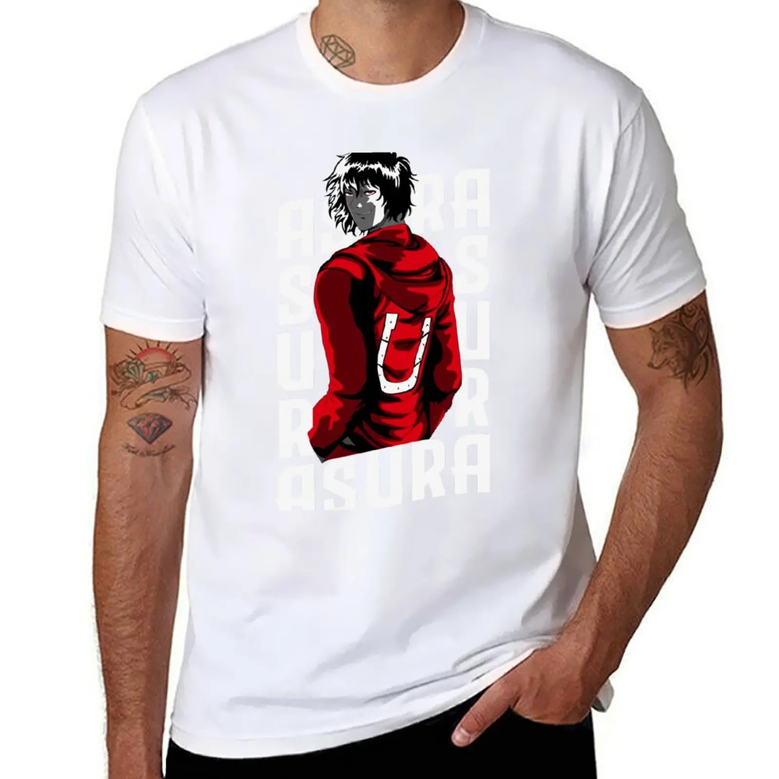 

The Asura Ohma Tokita Kengan T-Shirt t shirts designer t shirts for man pack cotton T-Shirt
