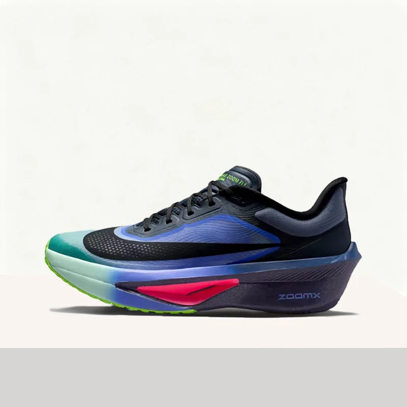 

Мужские кроссовки Nike Zoom Fly6GLAM - черно-синие, стильные, удобные, с мягкой поддержкой для повседневного бега IO9572-400