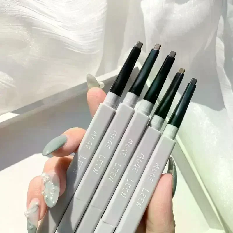 超極細アイブロウペンシルダブルヘッド長期持続ナチュラル防水プロフェッショナルアイブロウペンメイクアップツール
