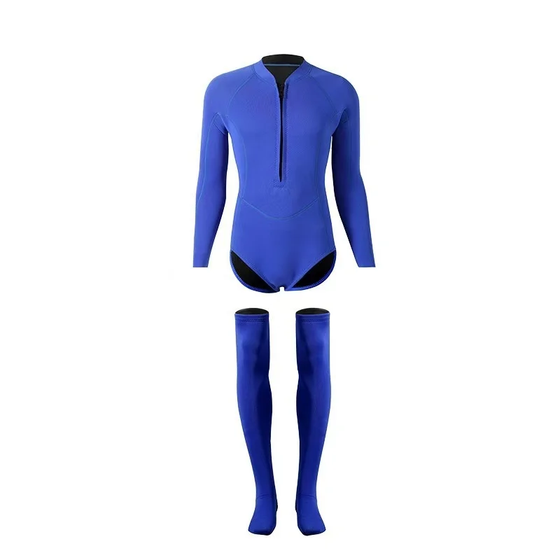 KNOW DREAM Outdoor Split Diving Suit Snorkeling Suit Women Free Diving Long Socks Sexy Wet Suit Jellyfish Suit