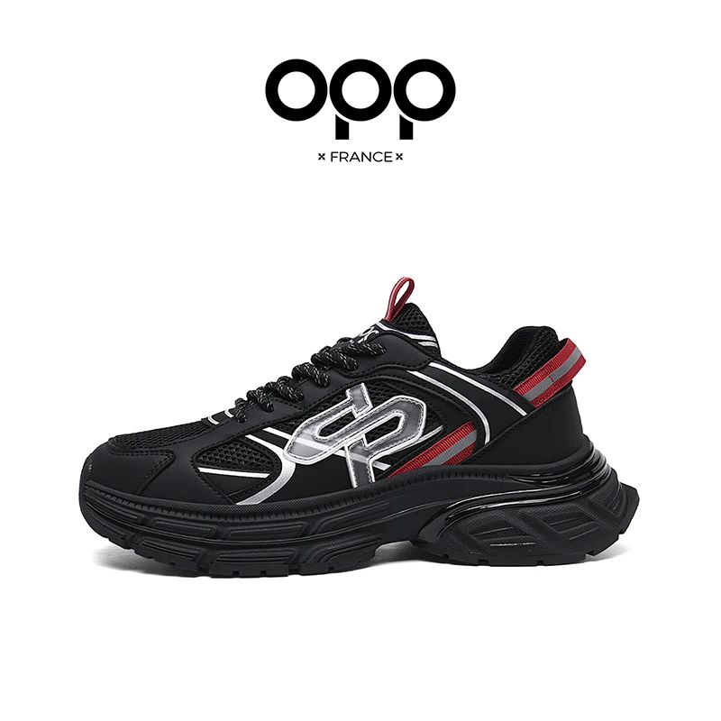 OPP Men's New air summer Shoes Flats With Running Blance Genuine Leather Lace-up Sports 550 daddy Shoes Footwear Sneakers view 3