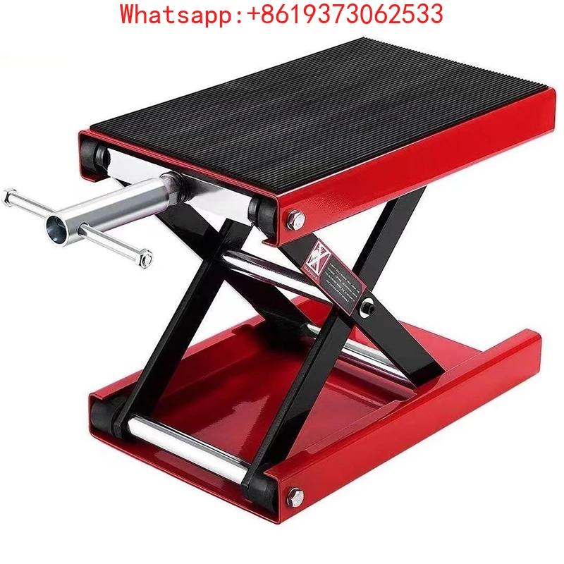 

Motorcycle Lift Motorcycle Scissor Lift Jack with Wide Deck Safety Pin for Bikes Motorcycles