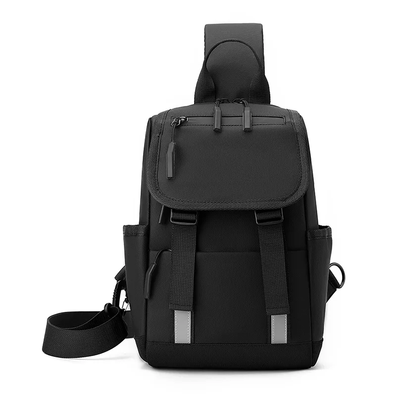 أزياء الرجال حقيبة صدر للرجال العصرية Crossbody دراجة نارية على ظهره متعددة الوظائف الكتف حقيبة كروسبودي للماء حقيبة رجالية