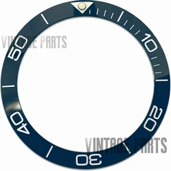 38.7Mm*31.1mm ceramic bezel insert fit for longines L3.781 watch