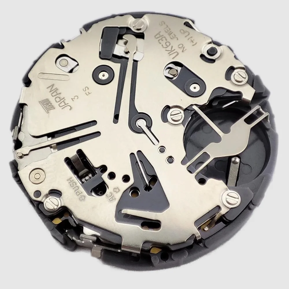 6 o 'clock date Black Single Calendar VK63 VK63A VK Series Watch movement VK63 Quartz automatic watch movement