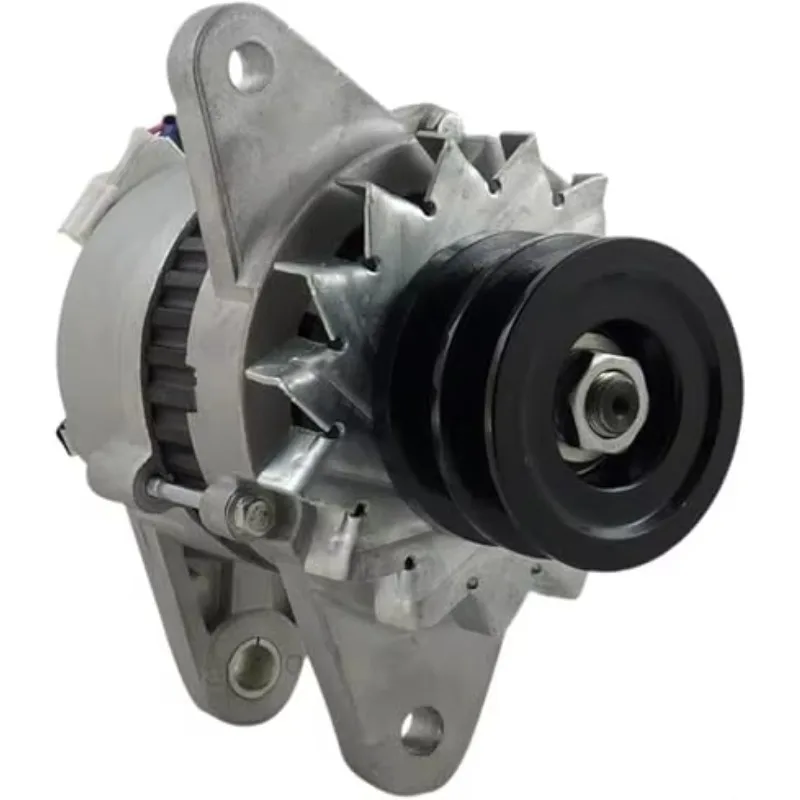 Premium Alternator Compatible for Hitachi Excavators EX200LC EX300-2 w 1suzu 6BD1T 6SD1 Engines1998-Up Replaces0-33000-6550