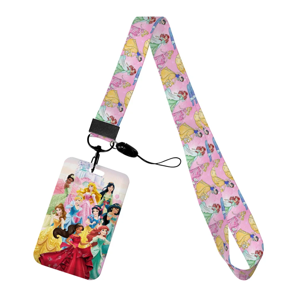 

Princess D Card Holder Scratch-resistant Checker Board ID Holder for Office School Work Card Protector Business Card Holder