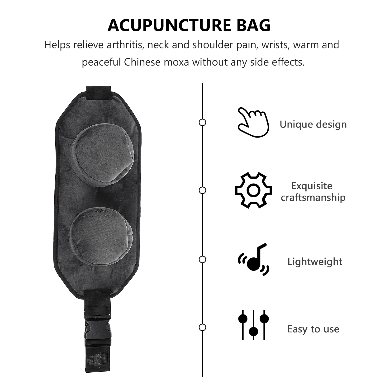 

Protable and Double Moxa Bag Moxibustion Treatment Therapy Box for Waist Neck Knee Arthritis Pain Relieve Without Copper Box(