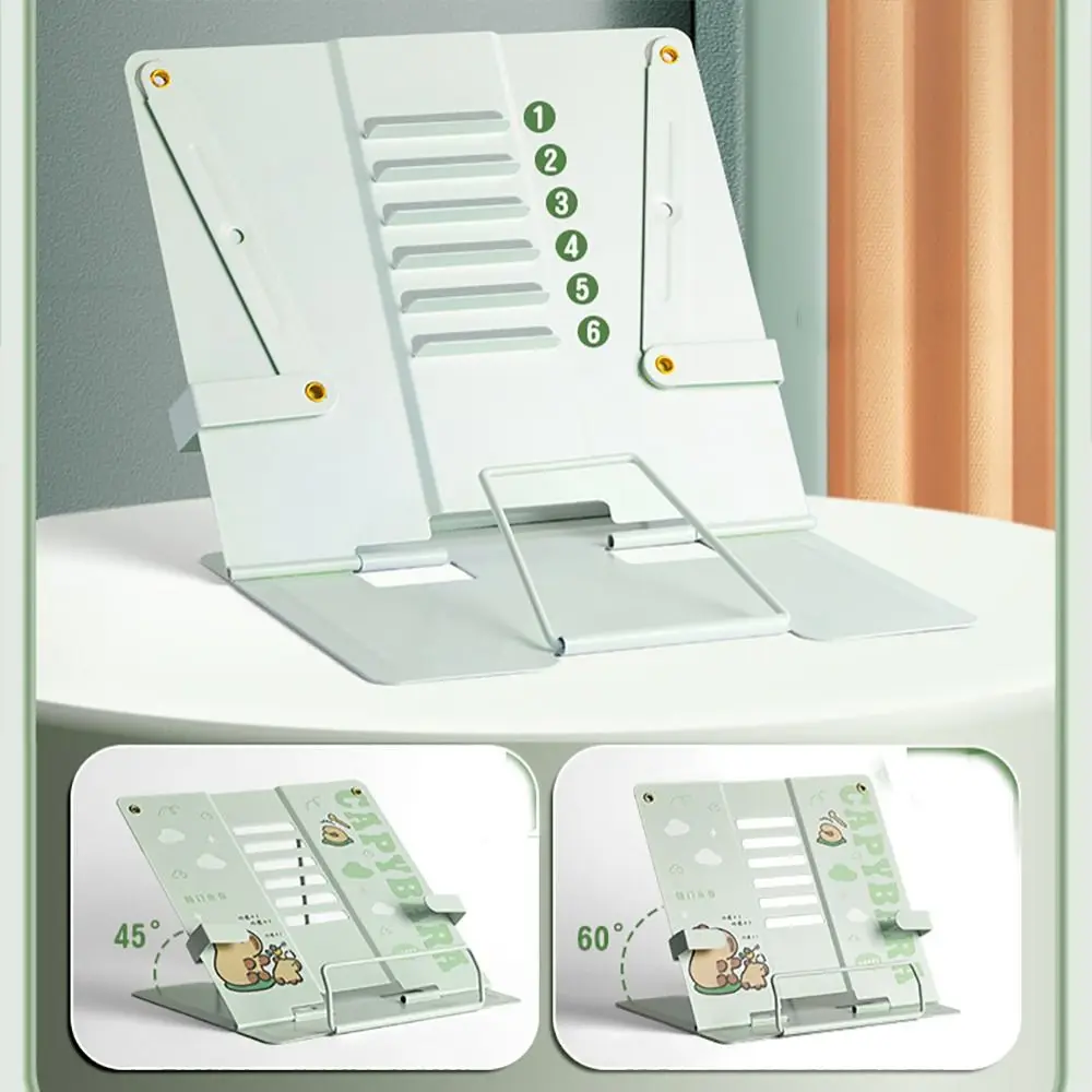 Portable Metal Book Reading Stand Adjustable Multicolour Foldable Support Rack Foldable Adjustable Stand Paintings