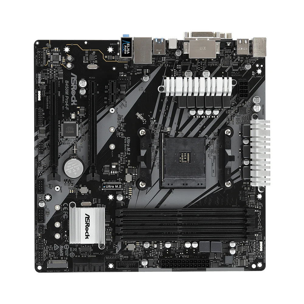 Imagem -04 - Placa-mãe Soquete de Suporte Am4 Ryzen 5700x3d 5800x3d r5 5650g Cpu Chipconjunto Amd B450 Ddr4pcie 3.0atx Msi-b450m