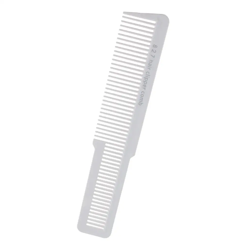 Barber Comb Flat Top Plastic Hair Cutting Comb Professional Hairdresser Tools Salon Accessories for Precise Clipper Work