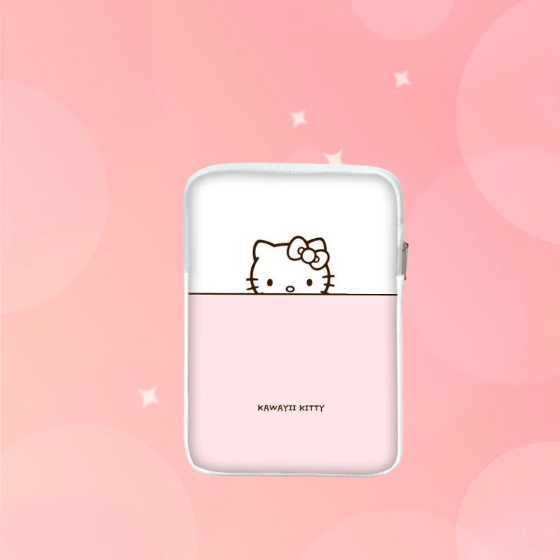 

Cartoon Hello Kitty Kuromi 10 12 13 14 15 Inch Laptop Bag Inner Sleeve PU Tablet Bag Protective Cover for Macbook Holiday Gift