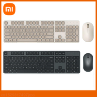 2024 Xiaomi Wireless Keyboard Mouse Set 2 Portable Mouse for Office Computer 2.4GHz Minimalist 104 Keys Thin Keyboards USB
