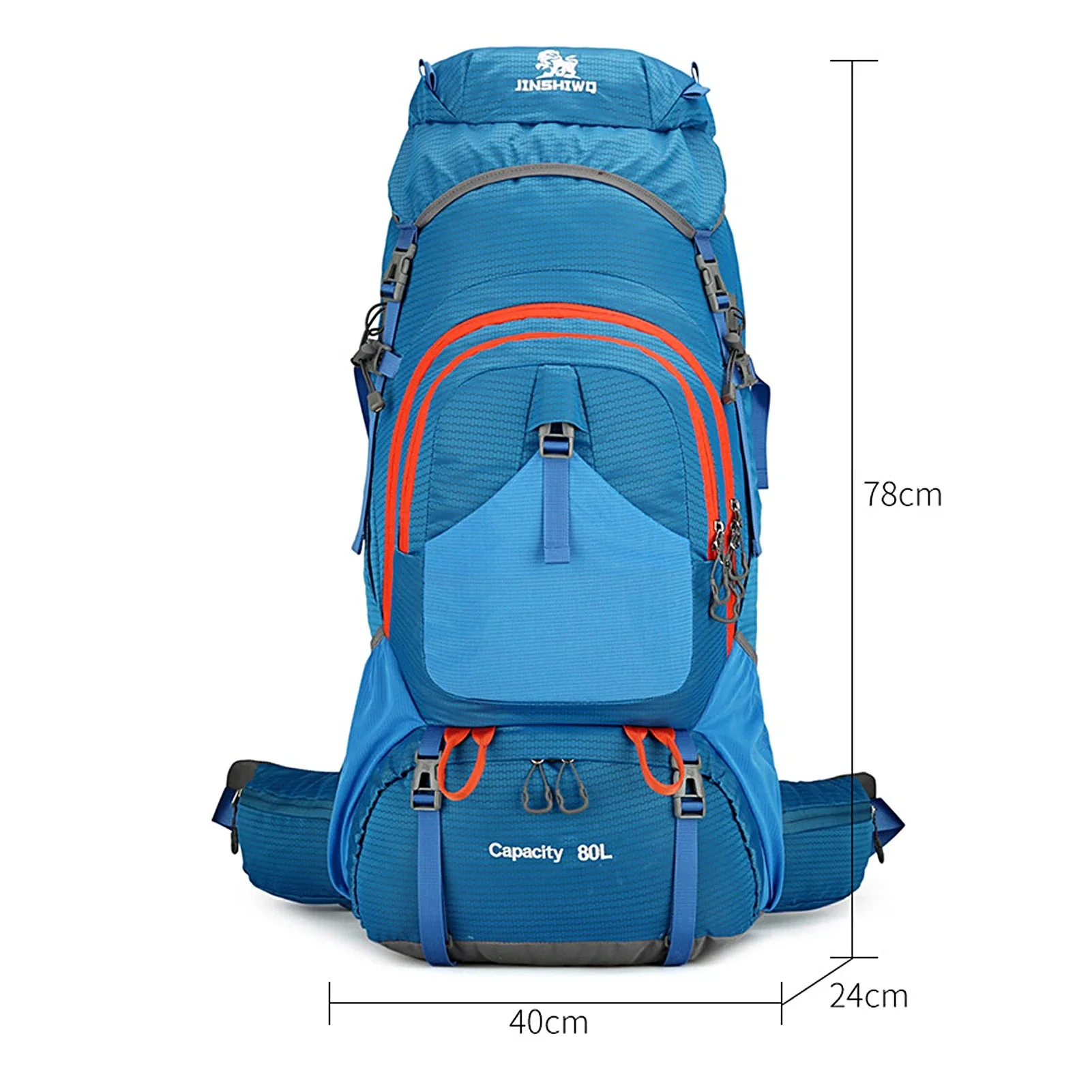 

Вместительный походный рюкзак 80 л, легкий, многофункциональный, водонепроницаемый, из нейлона, для кемпинга и походов на природе.