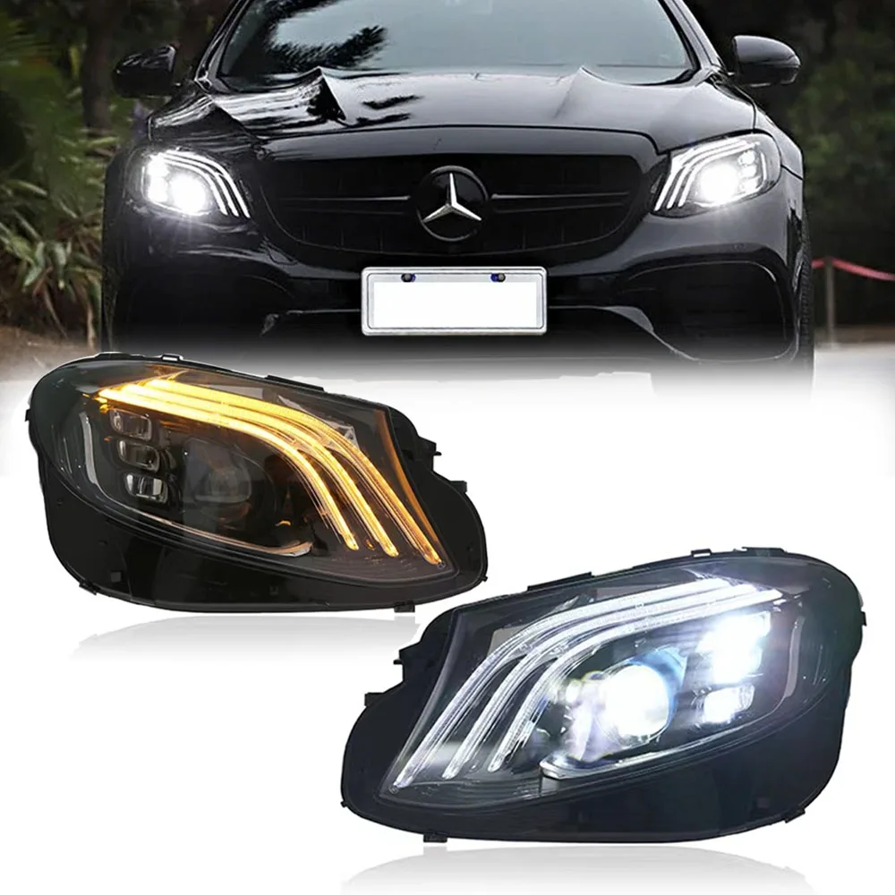 Headlight Assembly For Mercedes-Benz E-Class W213 2016-2020 LED Upgrade Led Styling E-Class E200 E260 E300 E350 Accessories