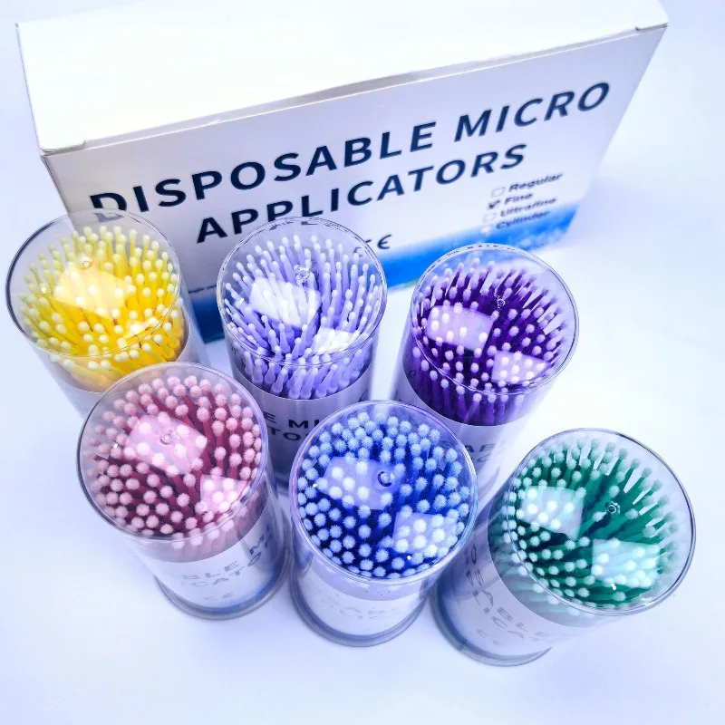 10 Bottles Dental Disposable Micro Brushes Applicators Micro Brush Dentistry Odontologia Extension Tools Dentist