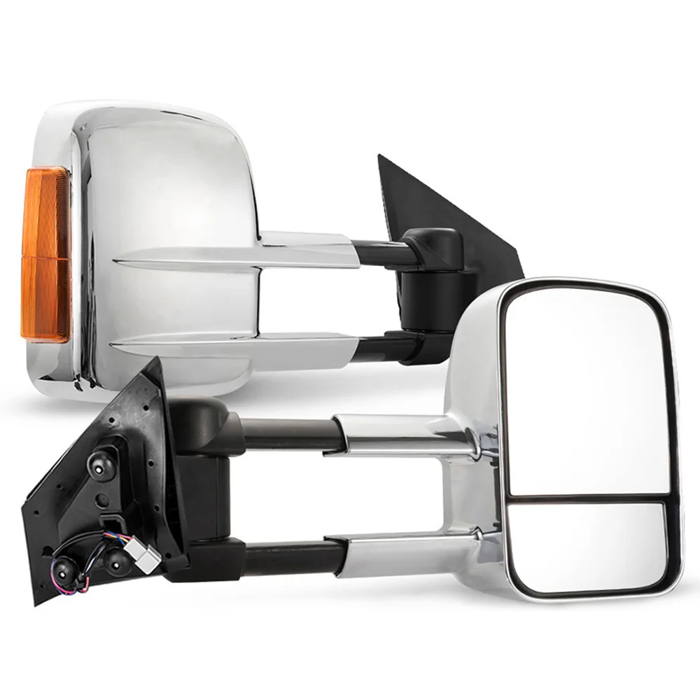 

Chrome Pair Extendable Towing Mirrors For Mazda BT50 2012-Current