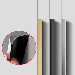 Widened Aluminum Alloy Cabinet Door Handle, Right Angle Handle, Drawer, Short Handle, Invisible Clothing Cabinet Door Handle